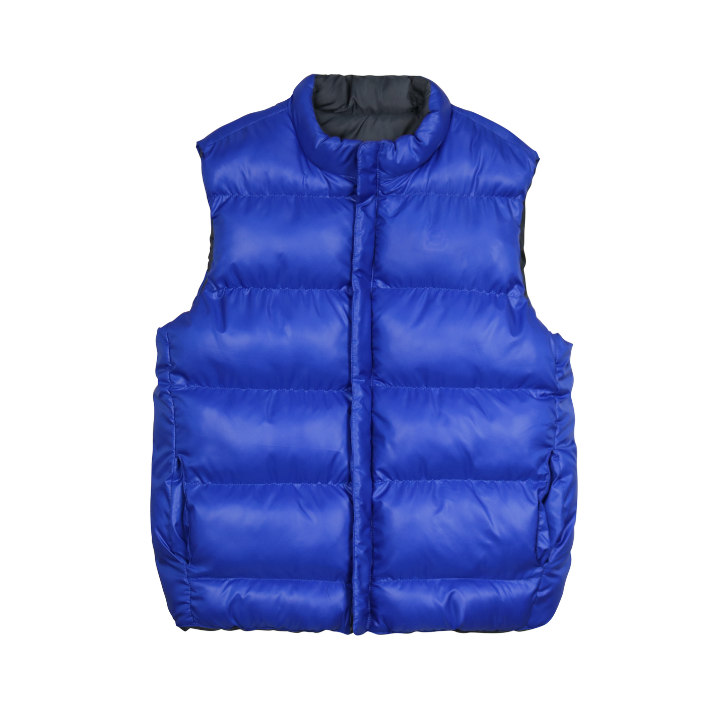 Reversible Blue Gray Vest