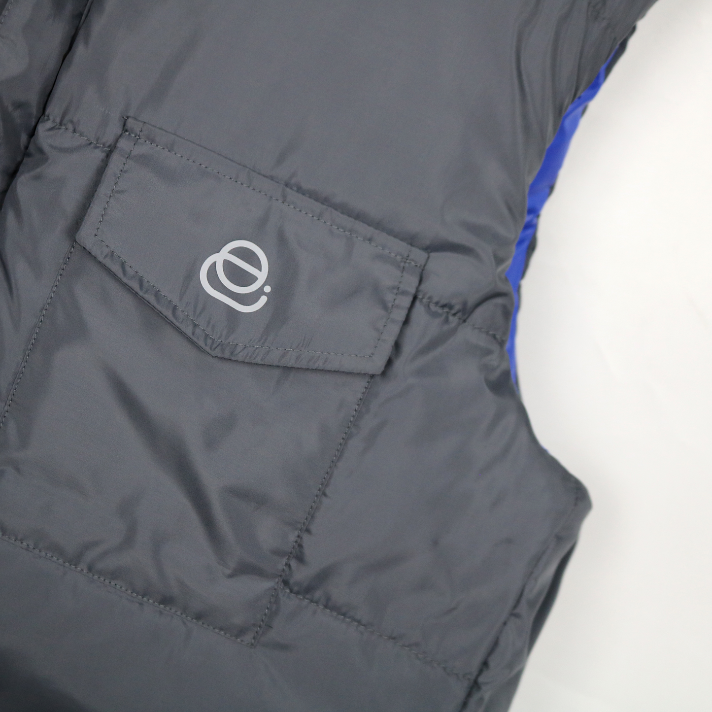 Reversible Blue Gray Vest