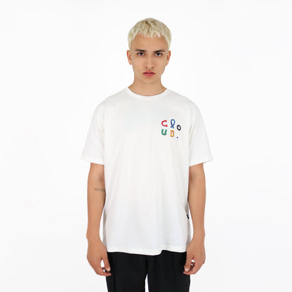 Clay Logo Bone Tee