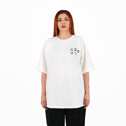 Clay Logo Bone Tee