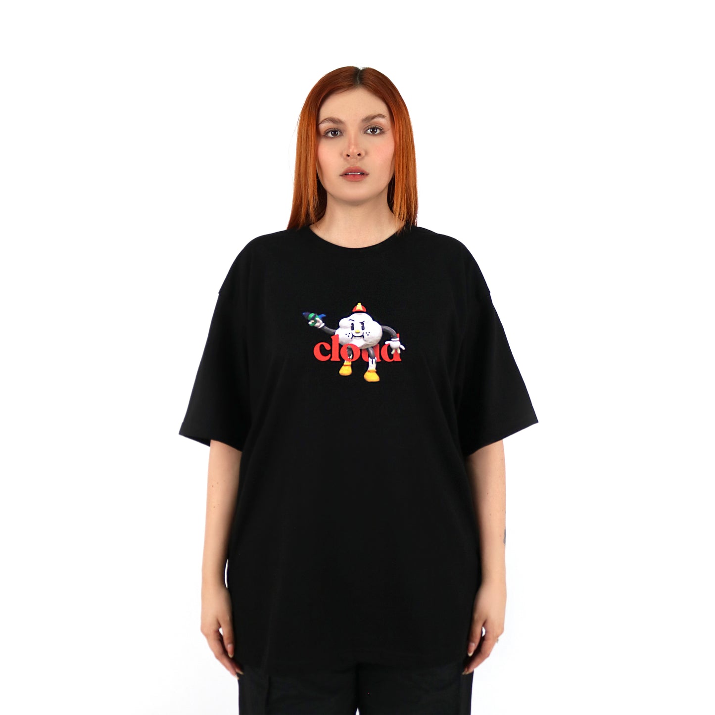 Cloudio Figure Black Tee