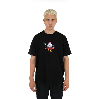 Cloudio Figure Black Tee