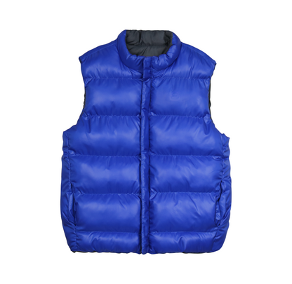 Reversible Blue Gray Vest