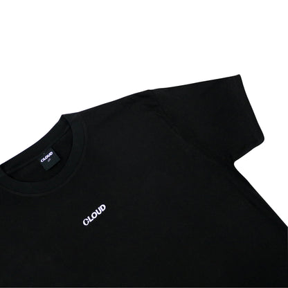 Cloud Logo Black Tee